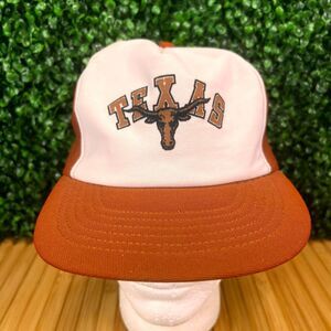 Rare Vintage University Of Texas UT Longhorns Hat Made In USA 7 1/8 7 3/4 Cap